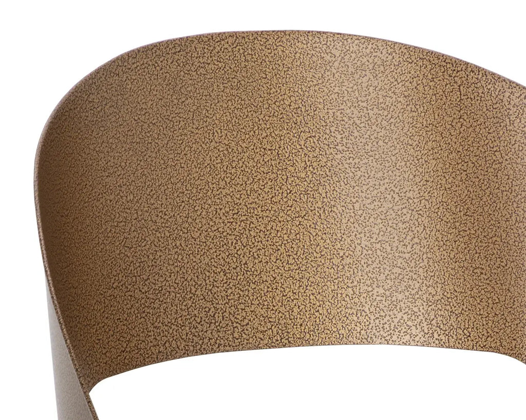 Sunpan Dezirae Dining Chair - Antique Brass 111041