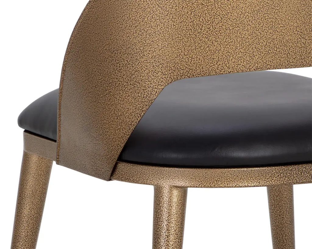 Sunpan Dezirae Dining Chair - Antique Brass 111041