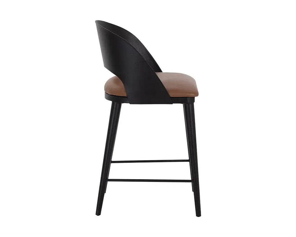 Sunpan Dezirae Counter Stool - Black 111043