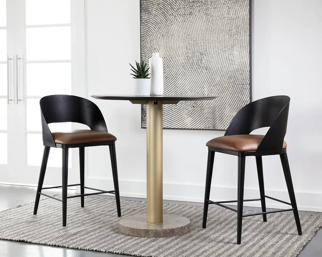 Sunpan Dezirae Counter Stool - Black 111043