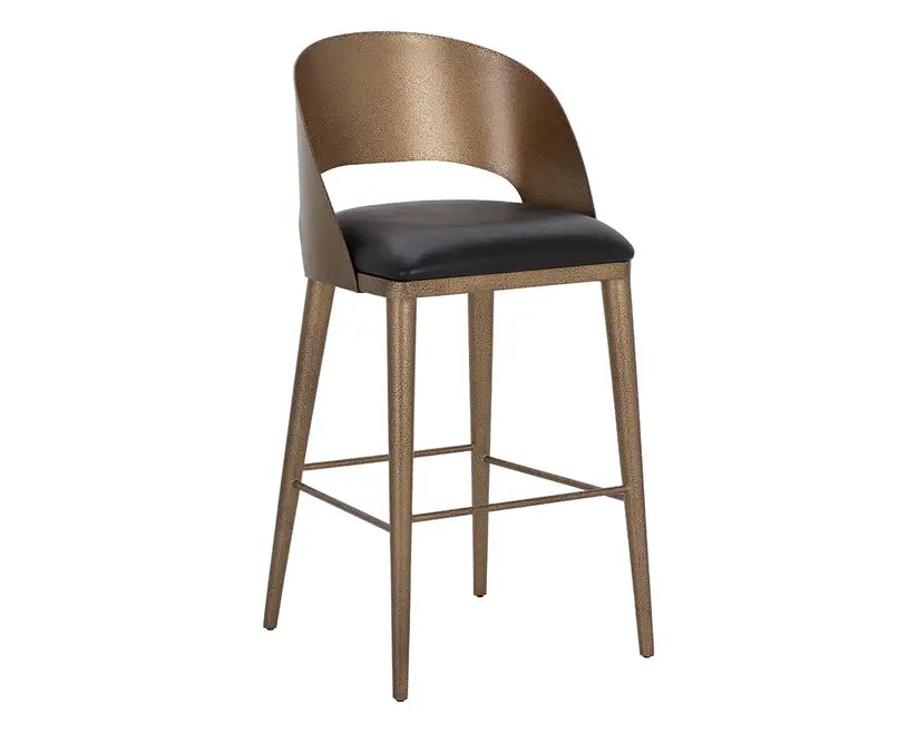 Sunpan Dezirae Barstool - Antique Brass 111052