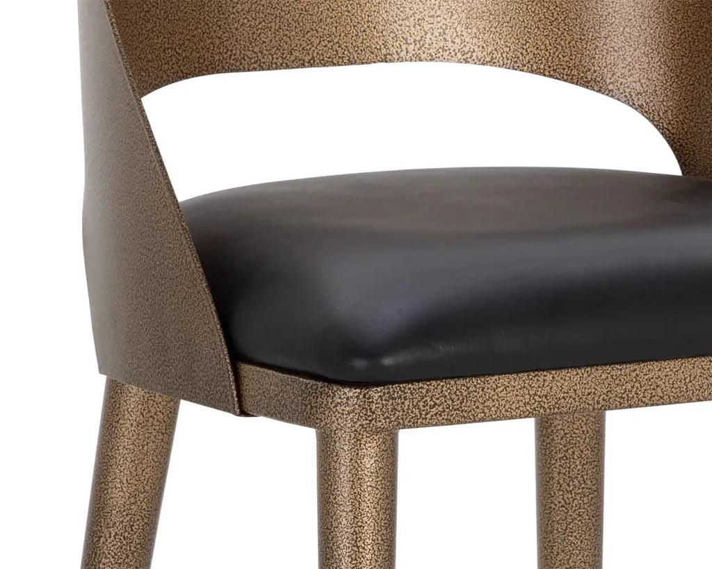 Sunpan Dezirae Counter Stool - Antique Brass 111047