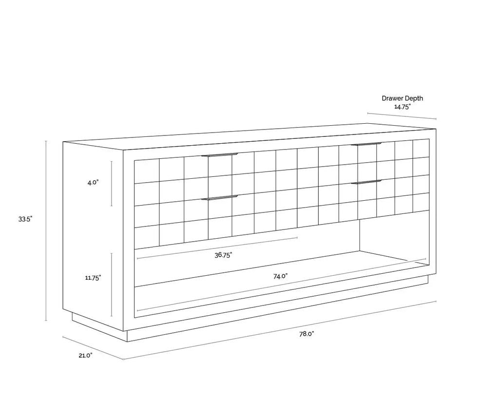 SUNPAN Akava Dresser 111063