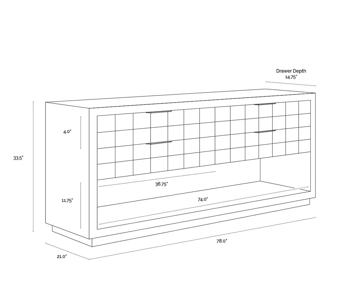 SUNPAN Akava Dresser 111063