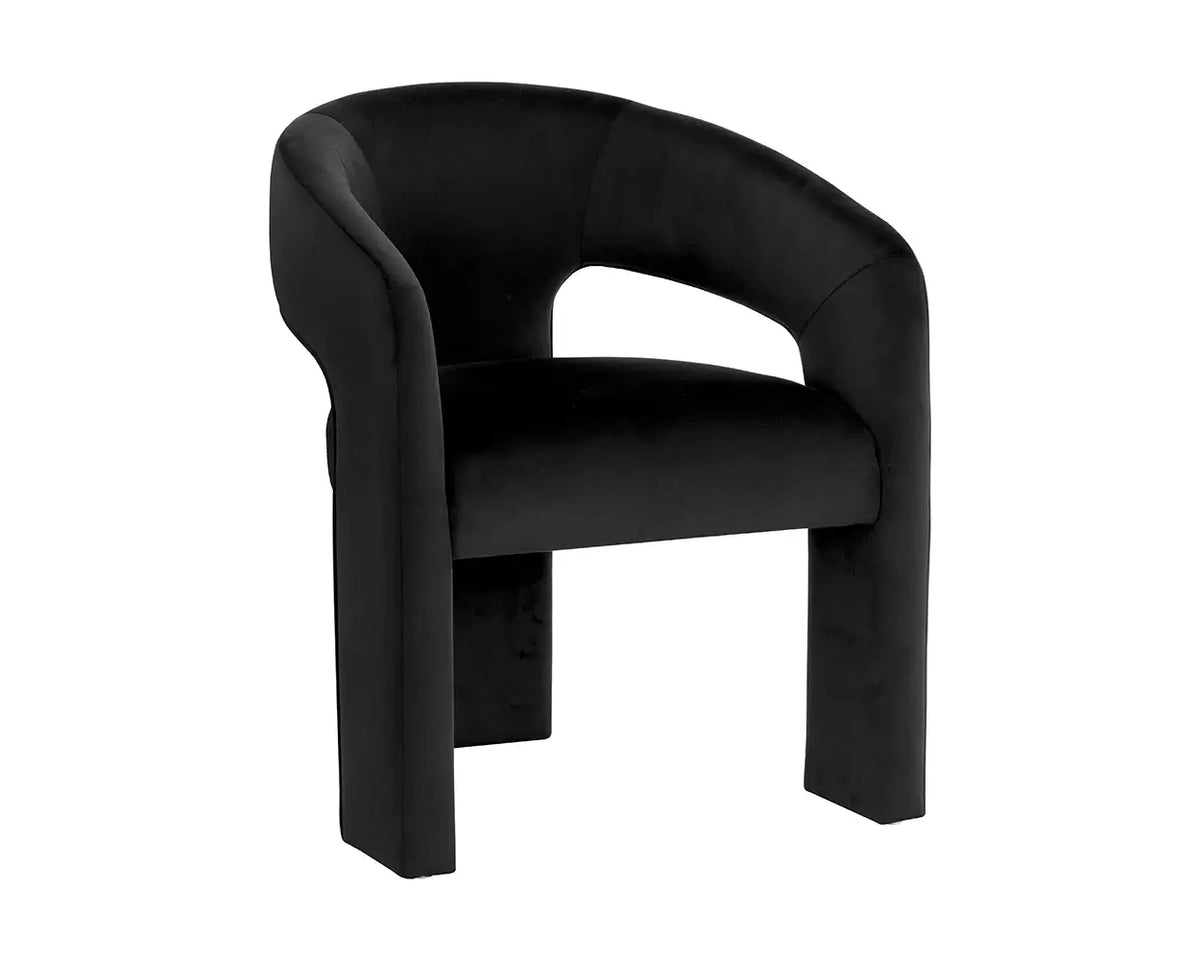 Sunpan Isidore Dining Chair Abbington Black 111096