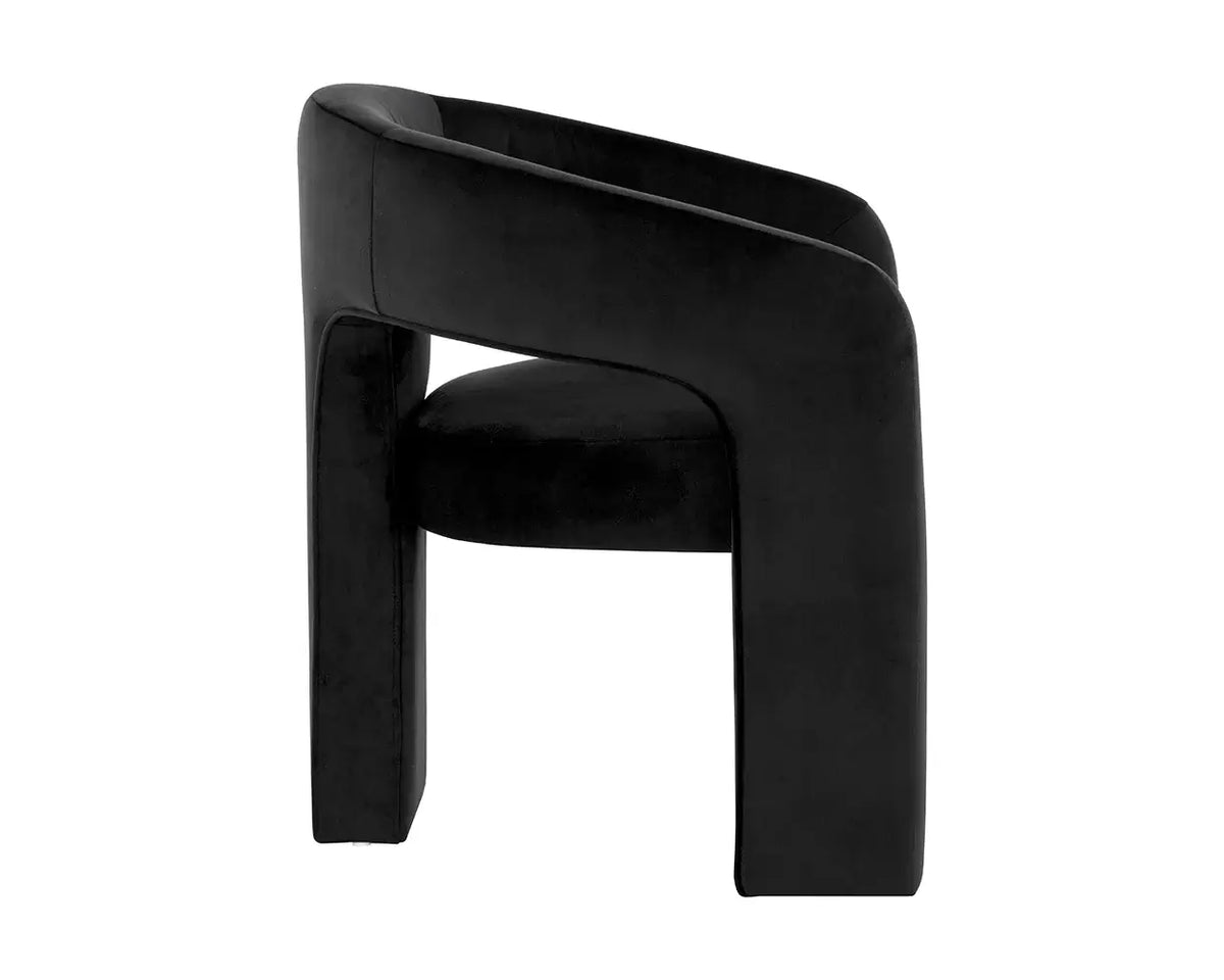 Sunpan Isidore Dining Chair Abbington Black 111096