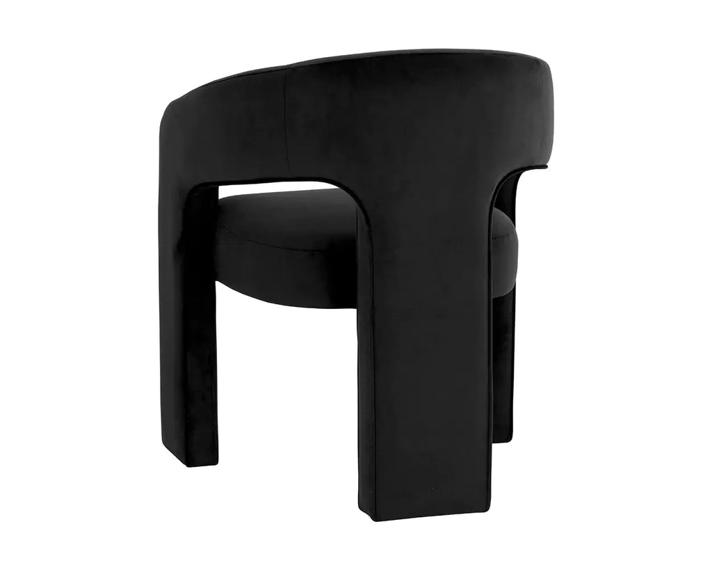 Sunpan Isidore Dining Chair Abbington Black 111096