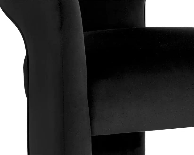 Sunpan Isidore Dining Chair Abbington Black 111096