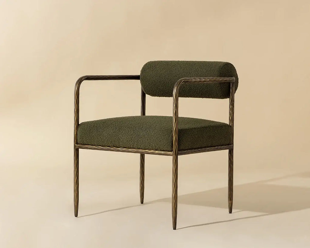 SUNPAN AJANI DINING ARMCHAIR OLIVE 111806
