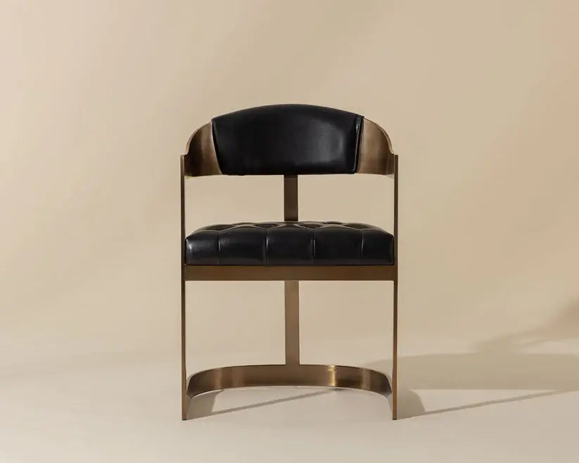 SUNPAN BEAUMONT DINING ARMCHAIR BLACK 111103