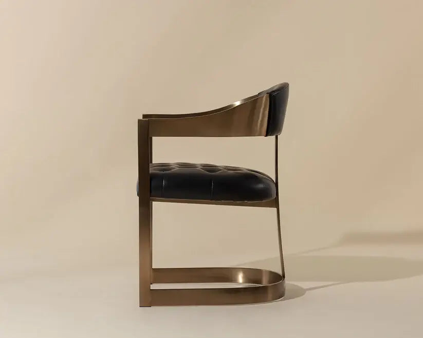 SUNPAN BEAUMONT DINING ARMCHAIR BLACK 111103