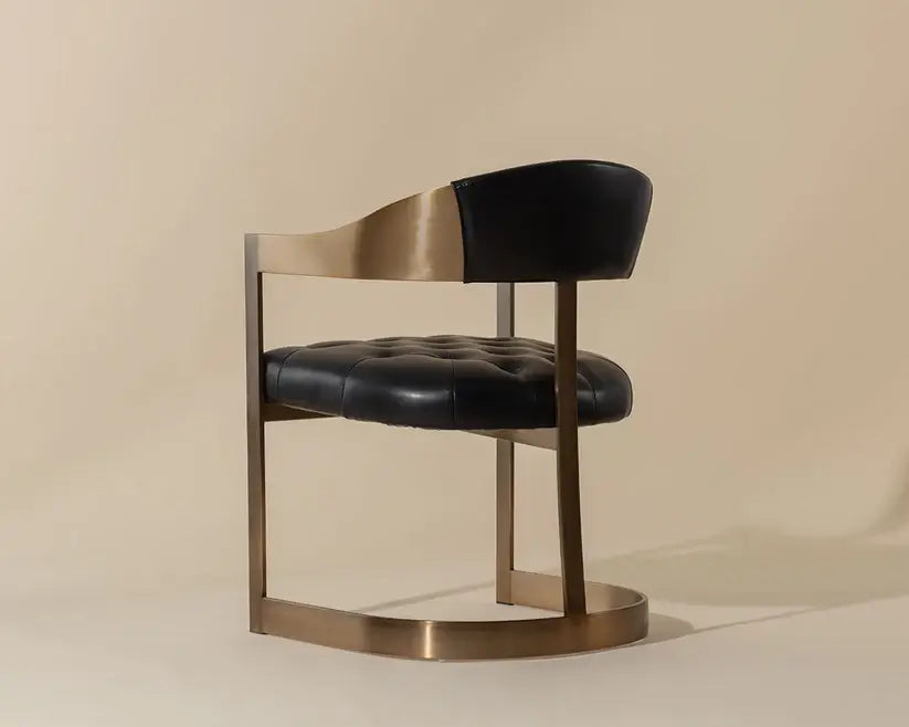 SUNPAN BEAUMONT DINING ARMCHAIR BLACK 111103