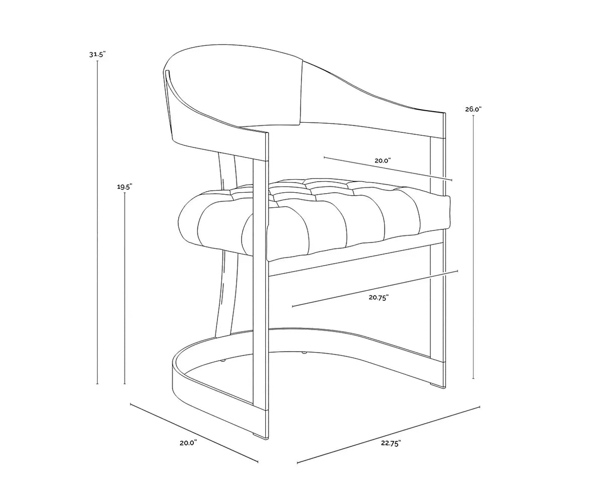 SUNPAN BEAUMONT DINING ARMCHAIR BLACK 111103