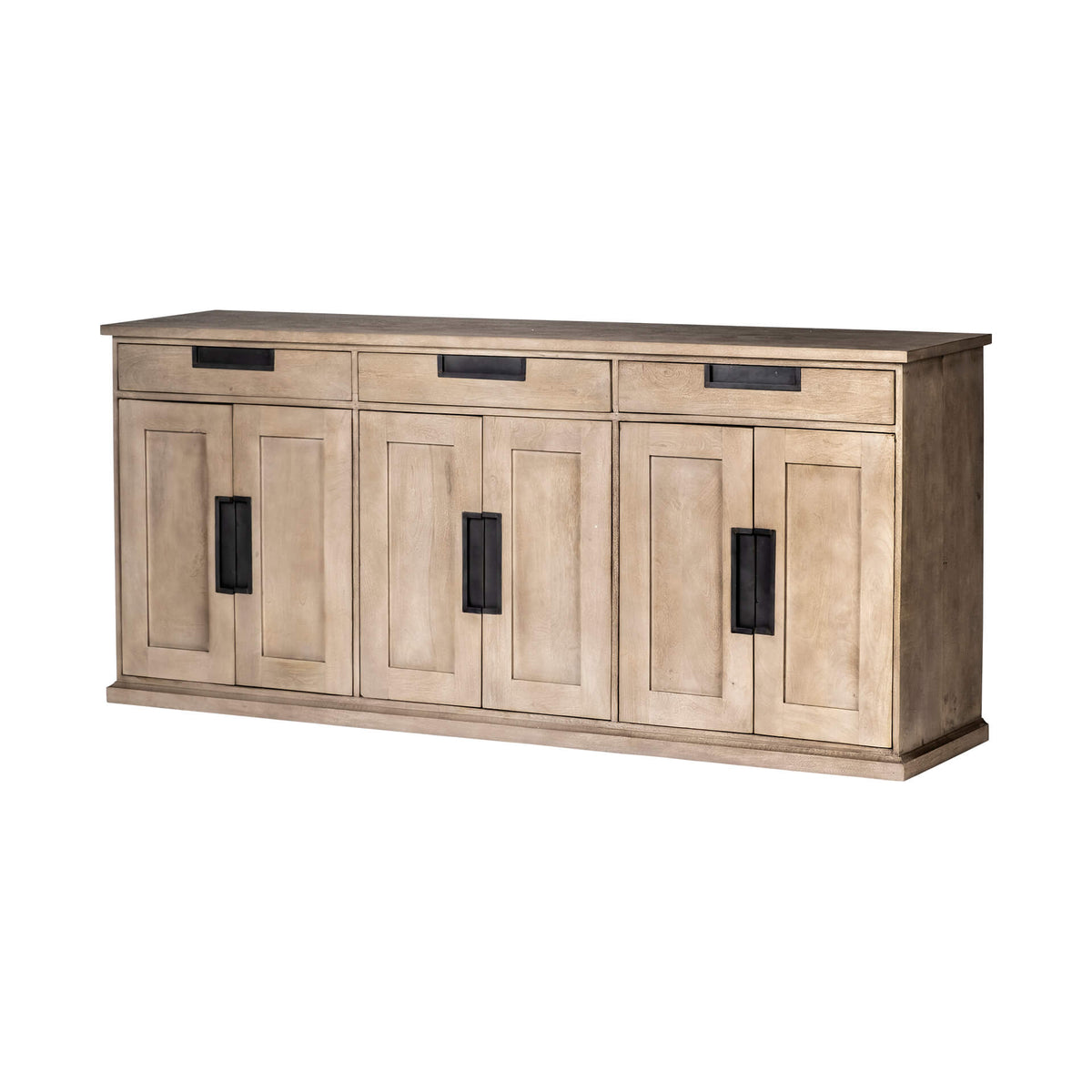 MERCANA BRAXTON NATURAL SOLID WOOD SIDEBOARD 68204