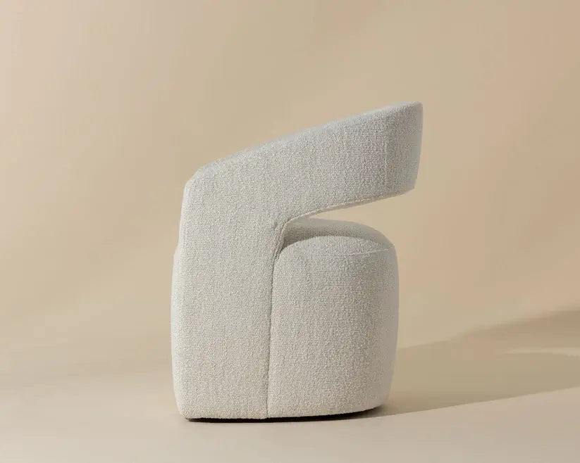 SUNPAN LLORET WHEELED DINING ARMCHAIR PEARL 111121