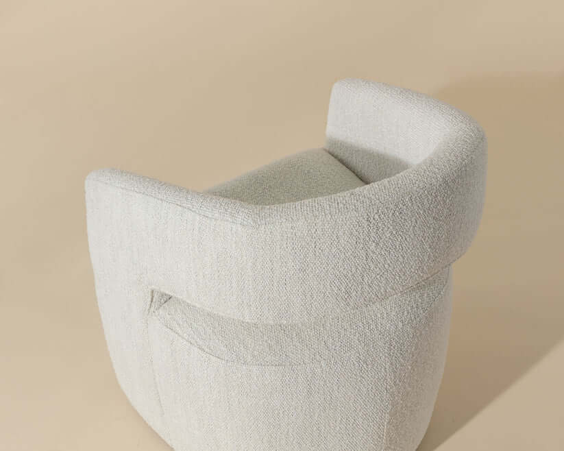 SUNPAN LLORET WHEELED DINING ARMCHAIR PEARL 111121