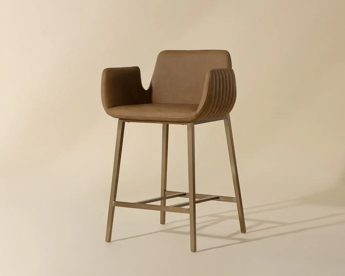 SUNPAN LUCANO COUNTER STOOL COGNAC 111122