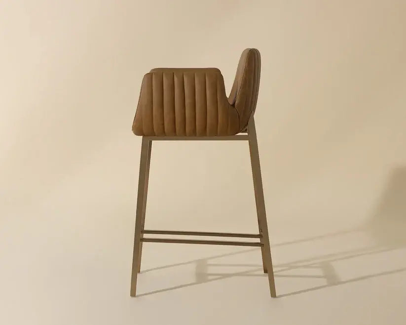 SUNPAN LUCANO COUNTER STOOL COGNAC 111122