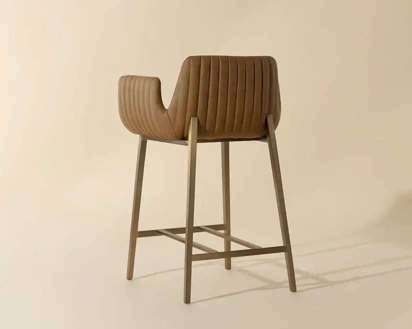 SUNPAN LUCANO COUNTER STOOL COGNAC 111122