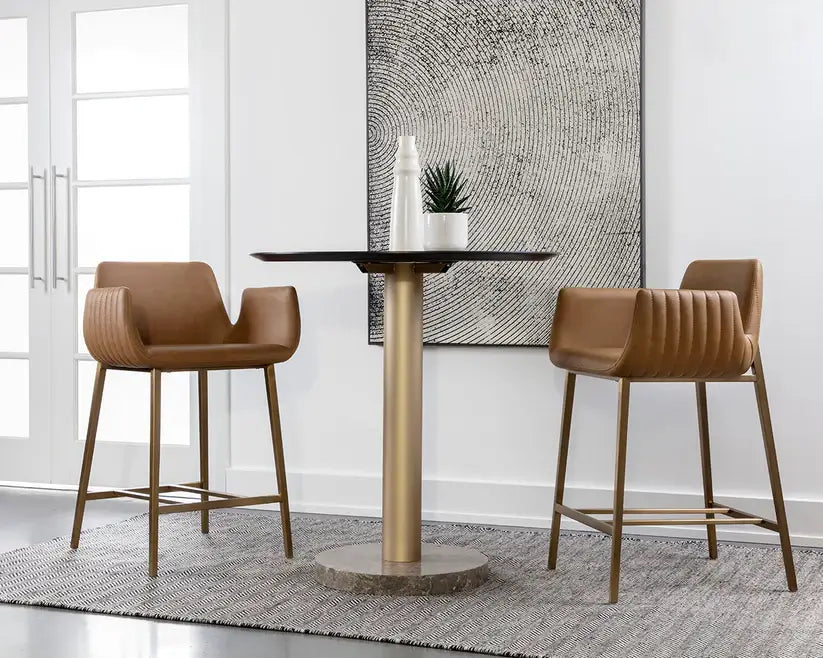 SUNPAN LUCANO COUNTER STOOL COGNAC 111122