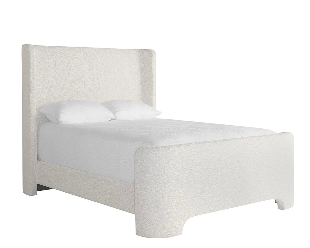 SUNPAN  IVES BED - QUEEN - COPENHAGEN WHITE 112568