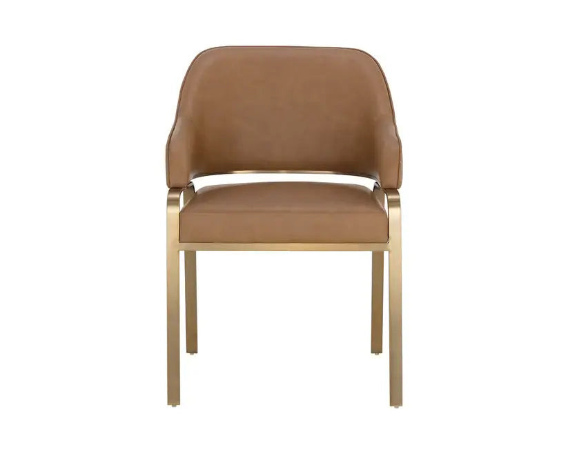SUNPAN MALACHI DINING ARMCHAIR COGNAC 111202