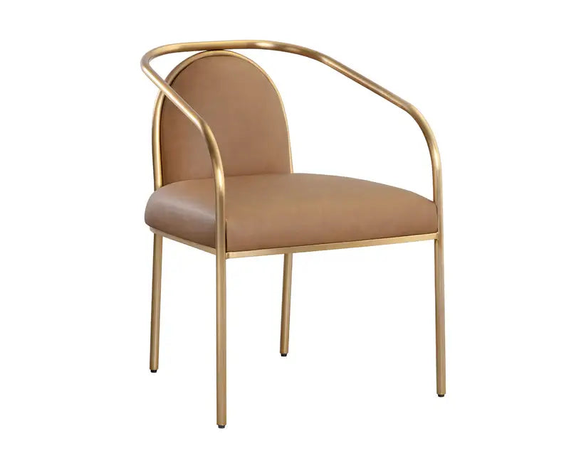 SUNPAN CICERO DINING ARMCHAIR COGNAC 111237