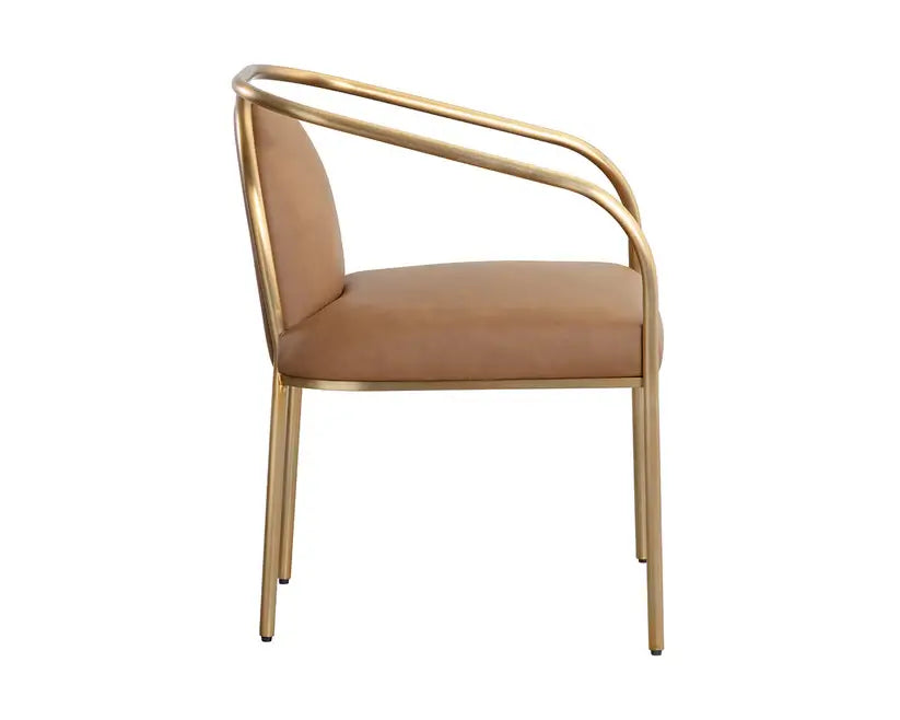 SUNPAN CICERO DINING ARMCHAIR COGNAC 111237
