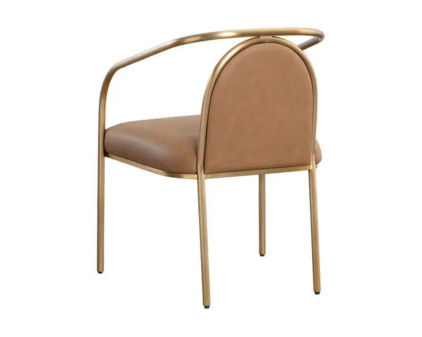 SUNPAN CICERO DINING ARMCHAIR COGNAC 111237
