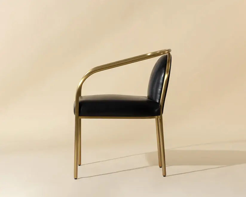SUNPAN CICERO DINING ARMCHAIR BLACK 111238