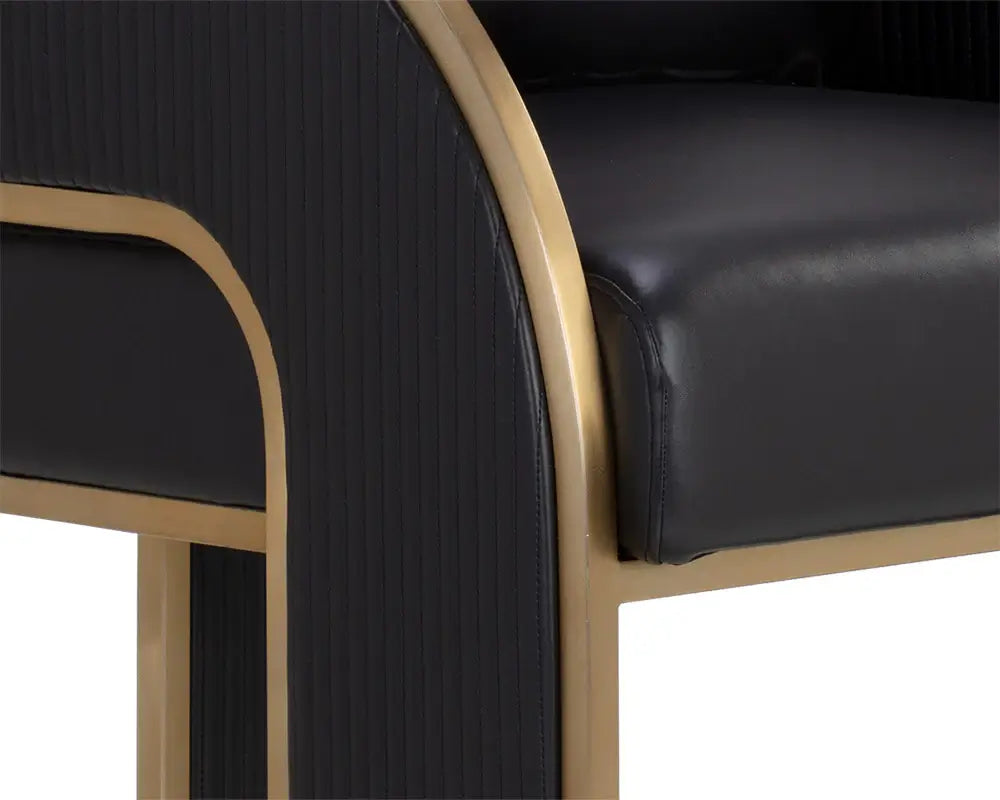 SUNPAN  BAZ BARSTOOL - NAPA BLACK 111241