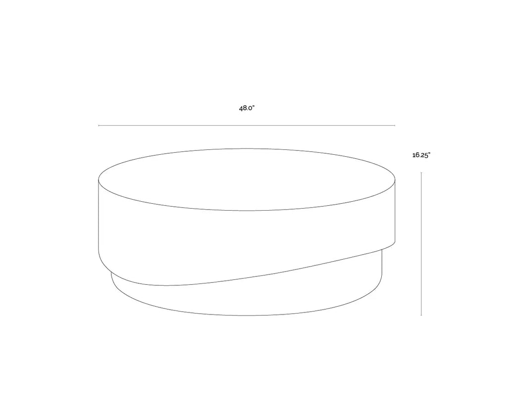 SUNPAN PATRAS COFFEE TABLE CREAM 111269