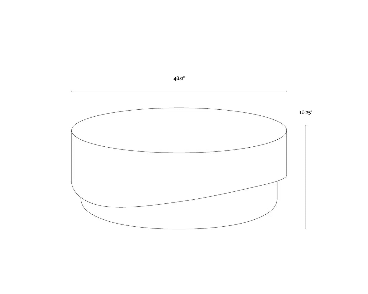 SUNPAN PATRAS COFFEE TABLE CREAM 111269