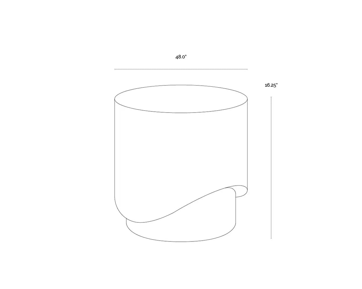 SUNPAN PATRAS END TABLE CREAM 111270