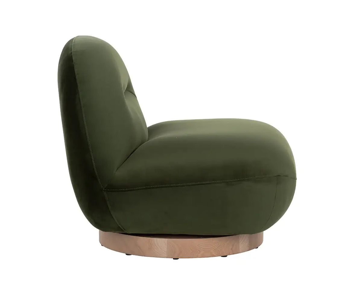 SUNPAN FRANZE SWIVEL LOUNGE CHAIR - MOSS GREEN 111301