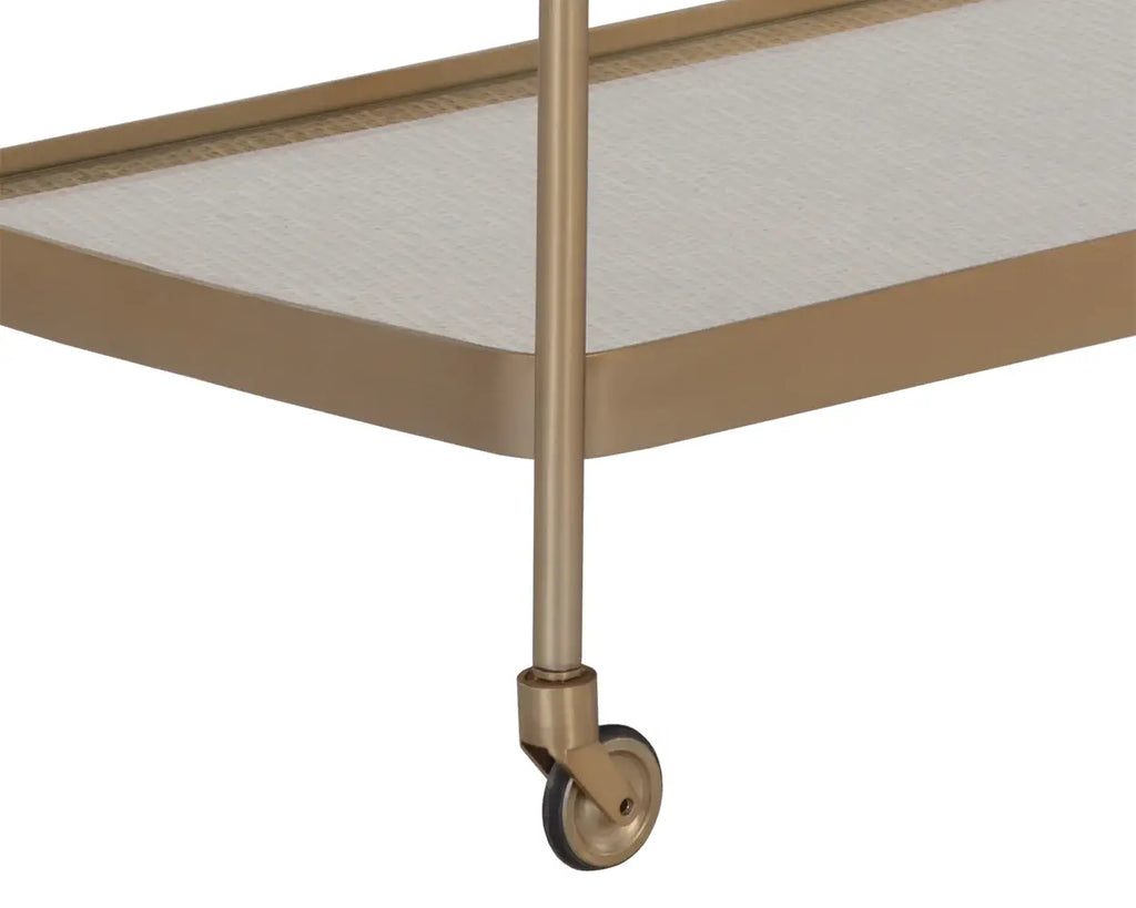 Sunpan Durva Bar Cart Gold 111311