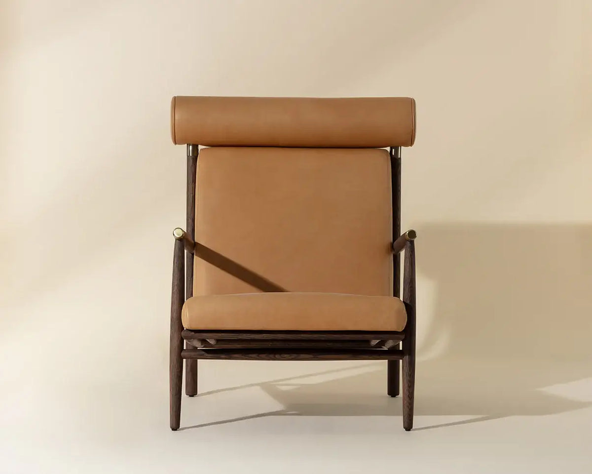 SUNPAN BIKO LOUNGE CHAIR - SAHARA CAMEL LEATHER 111312
