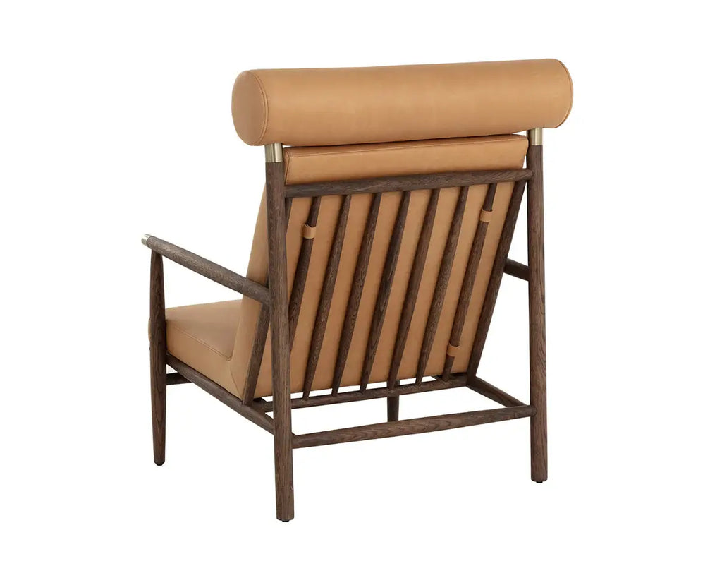 SUNPAN BIKO LOUNGE CHAIR - SAHARA CAMEL LEATHER 111312