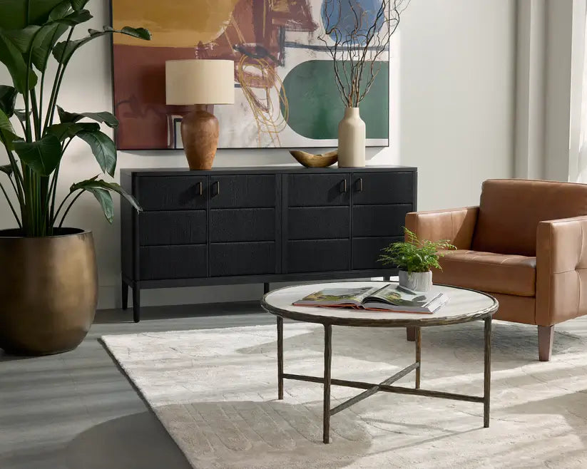 SUNPAN ETIENNE SIDEBOARD BLACK 111313