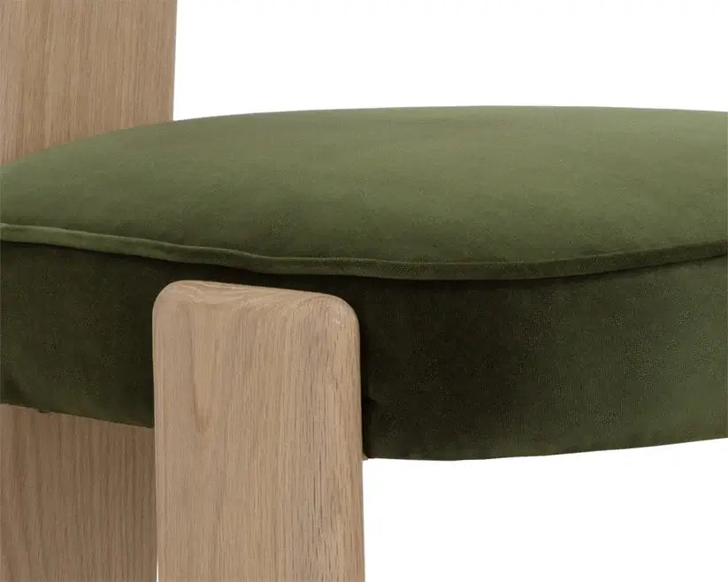 SUNPAN HORTON DINING CHAIR FORST GREEN SET OF TWO 111317