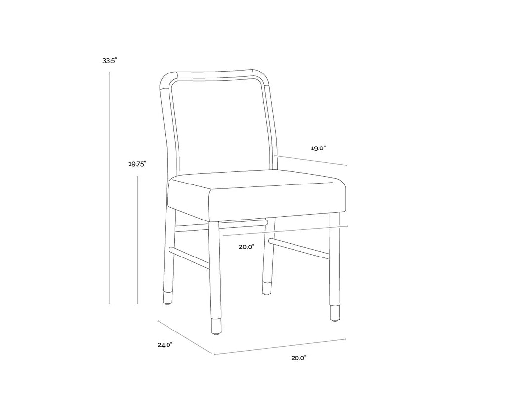 SUNPAN JENO DINING CHAIR OLIVE SET OF TWO 111380