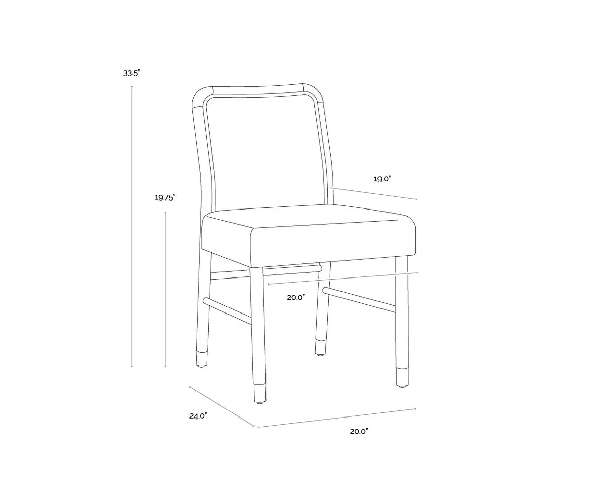 SUNPAN JENO DINING CHAIR OLIVE SET OF TWO 111380
