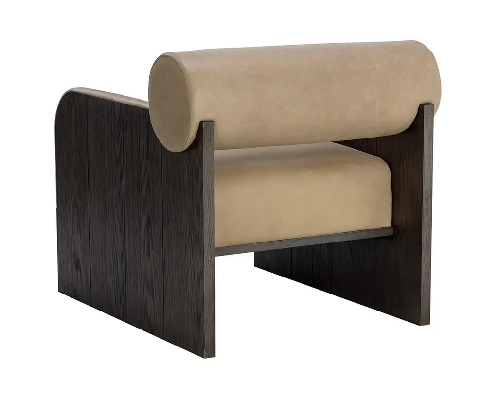 SUNPAN COBURN LOUNGE CHAIR - SAHARA SAND LEATHER 111323