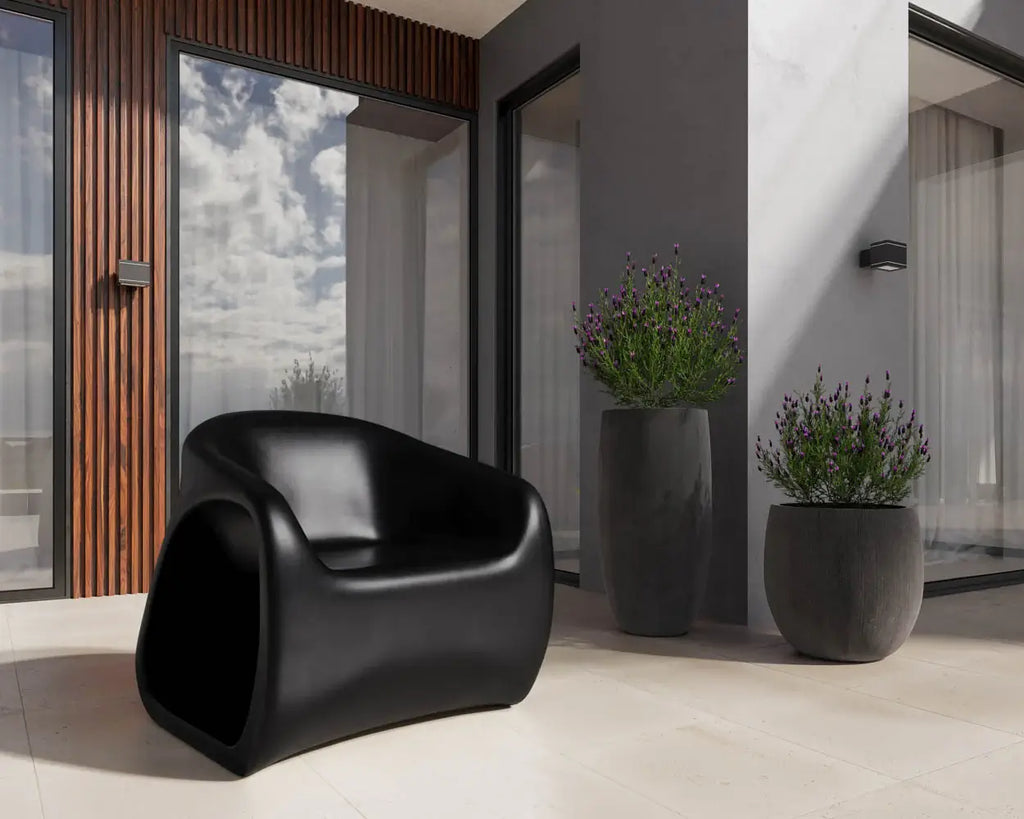 SUNPAN ORSON LOUNGE CHAIR BLACK 111350