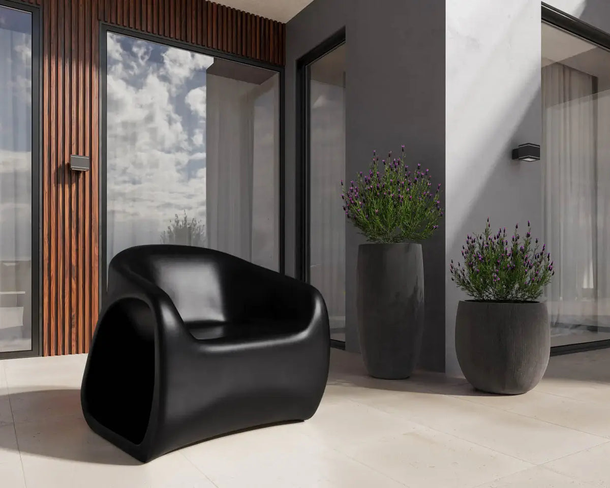 SUNPAN ORSON LOUNGE CHAIR BLACK 111350