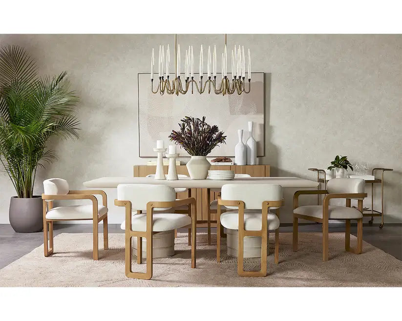 SUNPAN ALANYA DINING TABLE -84" RECTANGULAR  111366