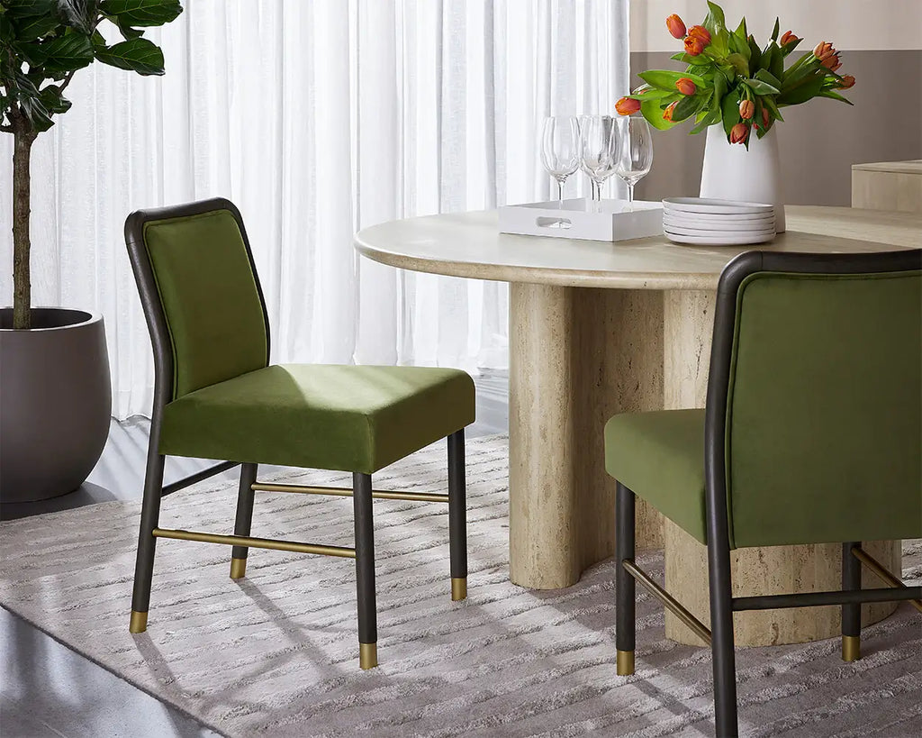 SUNPAN JENO DINING CHAIR OLIVE SET OF TWO 111380