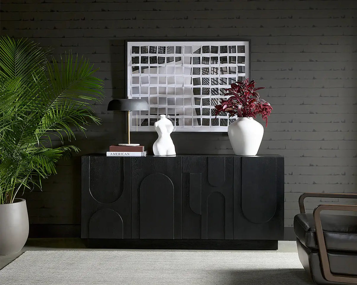 SUNPAN COVE SIDEBOARD - BLACK 111419