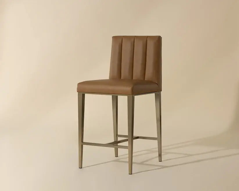 SUNPAN WILBUR COUNTER STOOL COGNAC 111431
