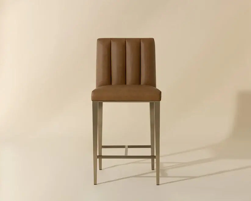 SUNPAN WILBUR COUNTER STOOL COGNAC 111431